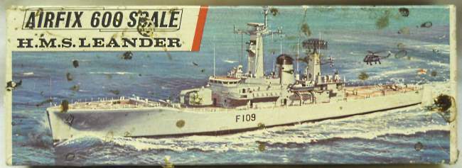 Airfix 1/600 HMS Leander F109 Guided Missile Frigate (Dido F104 / Arethusa F38), F6S plastic model kit